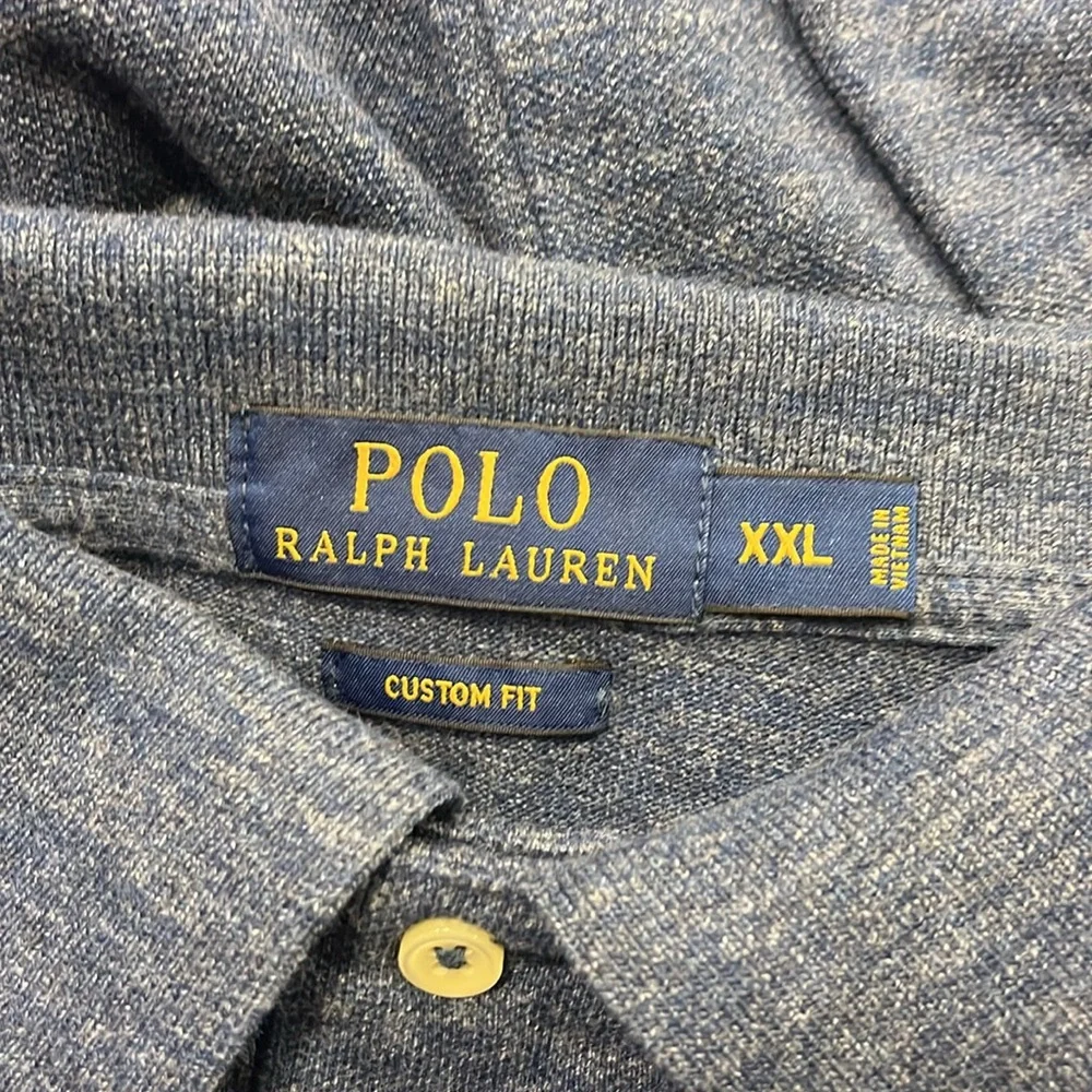 Polo Ralph Lauren Custom Fit Long Sleeve Shirt Blue new Mens Size XXL